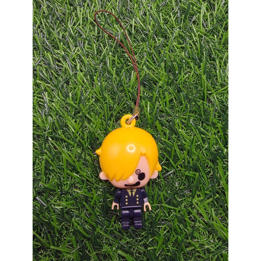 One Piece Sanji Anime Phone Strap Charm Figure Nacchan Suntory Promo Collectible